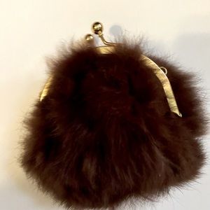 Squared Sondra Roberts Fur Petite Clutch